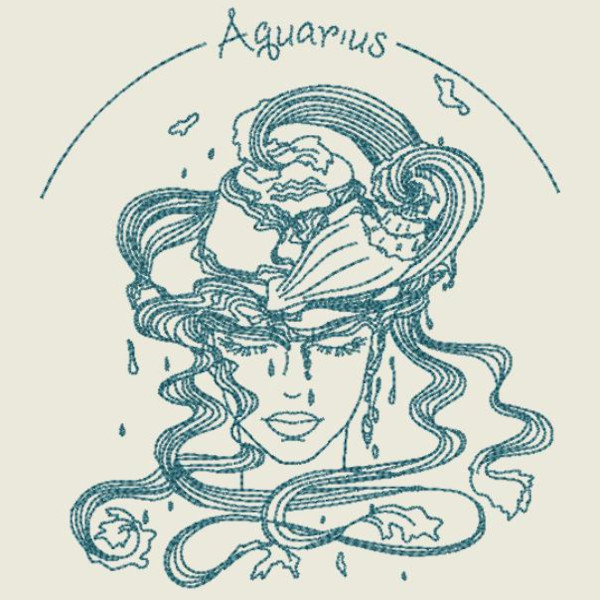 Ladies Zodiac Aquarius