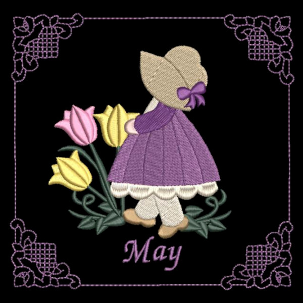Sunbonnet Month of Year May